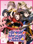  bang_dream! guitar hanazono_tae ichigaya_arisa tagme toyama_kasumi ushigome_rimi yamabuki_saaya 