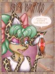  absurd_res anthro coca-cola coke-bottle_glasses comic felid female graffiti hi_res iaguara_bishop jaguar lips makeup mammal pantherine realistic roana_jurupari solo south_america_indigenous text 