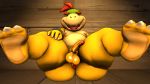  16:9 3d_(artwork) anonymous_artist anthro anus aroused bowser_jr. butt digital_media_(artwork) erection genitals hair hand_on_leg hand_on_thigh hi_res humanoid_genitalia humanoid_penis koopa looking_at_viewer male mario_bros nintendo nipples nude penis presenting reclining scalie smile solo source_filmmaker spread_legs spreading tongue tongue_out updated video_games widescreen 