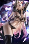  ahri animal_ears bra heels league_of_legends nipples pantsu see_through tail thighhighs zumi_(zumidraws) 