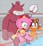  amy_rose anatomically_correct anatomically_correct_genitalia anatomically_correct_penis anthro badger bodily_fluids crying eulipotyphlan excito exhibitionism female forced furrymang453 genitals group hedgehog hi_res larger_male male male/female mammal mustelid musteline penis rape size_difference smaller_female sonic_boom sonic_the_hedgehog_(series) sticks_the_jungle_badger sweat tears 