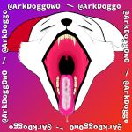  1:1 absurd_res anthro arkdoggo arkdoggo_(character) berger_blanc_suisse bodily_fluids canid canine canis cum cum_in_mouth cum_inside cum_on_face cum_on_tongue cumshot domestic_dog duo ears_back ears_down ejaculation genital_fluids herding_dog hi_res male male/male mammal mouth_shot open_mouth pastoral_dog pivoted_ears saliva saliva_string tears throat tongue 