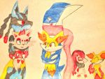  anthro blue_body blue_eyes blue_fur claws delphox eyes_closed father father_and_child female fennekin fluffy fluffy_tail fur greninja group knightmoonlight98 lucario male nintendo parent parent_and_child pok&eacute;mon pok&eacute;mon_(species) red_body red_eyes red_fur simple_background smile spikes tongue tongue_out video_games white_body white_fur yellow_body yellow_fur zoroark zorua 