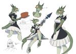  &lt;3 apron argonian armor baking bethesda_softworks blush bread breasts claws clothing collage food headgear helmet hi_res horn human innuendo japanese_text legwear lifts-her-tail lusty_argonian_maid maid_uniform male mammal mask melee_weapon non-mammal_breasts nude one_eye_closed polearm pupils sat_v12 scales scalie sitting skyrim_hold_guard slit_pupils smile spear text the_elder_scrolls thigh_highs translation_request uniform upskirt video_games weapon wide_hips wink yellow_eyes 