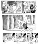  ambiguous_gender baby_pok&eacute;mon comic dialogue duo eevee english_text feral greyscale hi_res monochrome nintendo pok&eacute;mon pok&eacute;mon_(species) pok&eacute;mon_mystery_dungeon riolu speech_bubble text video_games xetajts 