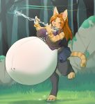  anthro bard belly big_belly bottomwear clothing corset dungeons_and_dragons felid feline female flute forest hasbro hi_res hyper hyper_belly hyper_pregnancy lingerie magic mammal musical_instrument musician papa_soul pregnant skirt solo tabaxi topwear tree wind_instrument wizards_of_the_coast woodwind_instrument 