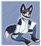  2020 4_toes 5_fingers absurd_res anthro canid canine digital_media_(artwork) fingers fox hi_res male mammal red_fox silver_fox smile solo toes vennightsky vensicle yellow_eyes 