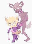  2020 aggressive_retsuko ailurid anthro anthro_on_anthro arms_tied armwear blush boots bound brown_body brown_fur brown_penis clothed clothing collar crossdressing crotch_tuft dildo domination dominatrix duo elbow_gloves female female_domination footwear fur genitals gloves haida half-erect hands_behind_back handwear high_heels hyaenid interspecies larger_male leash leash_pull legwear looking_down male male/female mammal penis penis_base red_panda retsuko riding_crop sanrio sex_toy shoes size_difference small_dom_big_sub smaller_female spotted_hyena standing strapon submissive submissive_male thigh_boots thigh_highs thong topless tuft underwear whip xu53r 