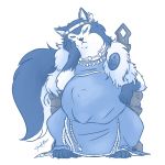  1:1 2017 accessory anthro armello barefoot black_body black_fur blue_and_white canid canine canis chair circlet clothed clothing digital_media_(artwork) dress female frown fur furniture hand_on_face head_tilt headgear headwear jewelry looking_at_viewer magna_(armello) mammal monochrome multicolored_body multicolored_fur necklace pregnant royalty sitting sogravid solo throne two_tone_body two_tone_fur unborn_kicking video_games white_body white_fur wolf 