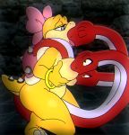  2019 ambiguous_gender animated anthro breast_suck breasts cobrat dark_nek0gami female female/ambiguous high_framerate kissing koopa koopaling leondraw mario_bros multi_head nintendo reptile scalie short_playtime snake sucking tryclyde video_games wendy_o._koopa 