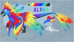  alpha_(disambiguation) alpharaptor archaeopteryx ava avaraptors avian bird borb burb burd deinonychus deinonychusraptor dinosaur dromaeosaurid female feral fluffy hi_res jurassic jurassic_park jurassic_world macaw male male/female model_sheet neotropical_parrot park parrot rainbow refference reptile scalie theropod true_parrot universal_studios utah utahraptor velociraptor world wysdrem 