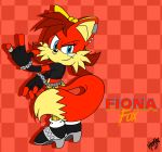  anthro archie_comics blue_eyes canid canine clothed clothing ear_piercing facial_piercing female female/female fiona_fox footwear fox fur hair hi_res high_heels kammydaydream legwear looking_at_viewer mammal nose_piercing nose_ring piercing red_body red_fur red_hair septum_piercing shoes solo sonic_the_hedgehog_(archie) sonic_the_hedgehog_(comics) sonic_the_hedgehog_(series) 