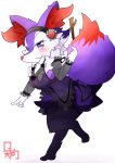  anthro big_breasts big_butt braixen breasts butt canid canine clothed clothing female hi_res hinata_sakamoto mammal nintendo pok&eacute;mon pok&eacute;mon_(species) solo video_games 