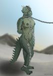  anthro areola argonian bdsm bethesda_softworks breasts chain female hi_res ia190 muzzle_(object) nipples non-mammal_breasts scales scalie slave solo the_elder_scrolls video_games 