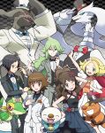  bel_(pokemon) cheren_(pokemon) dress ice_ground n_(pokemon) oshawott pokemon pokemon_black_and_white reshiram snivy tepig touko_(pokemon) touya_(pokemon) zekrom 