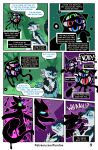 absurd_res ambiguous_gender amputee anthro avali blue_eyes bodily_fluids comic crossed_arms crying dialogue disability duo english_text furufoo hi_res nonbinary_(lore) overweight prosthetic prosthetic_wing sad sitting tears text transformation url void_being void_monster vore wings