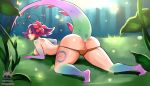  2020 absurd_res butt digital_media_(artwork) female hi_res humanoid hybrid league_of_legends neeko_(lol) nude riot_games solo tutifruti_(artist) video_games 