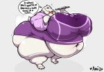  2020 4_toes anthro araidian_(artist) belly big_belly big_breasts big_butt biped bodily_fluids boss_monster bovid breasts butt caprine clothing deep_navel dialogue digital_media_(artwork) english_text eyelashes female food fur grey_background hi_res holding_object horn huge_breasts huge_butt huge_hips huge_thighs hyper hyper_belly hyper_breasts hyper_butt hyper_thighs lips looking_at_viewer mammal morbidly_obese morbidly_obese_anthro morbidly_obese_female motion_lines navel obese obese_anthro obese_female open_mouth orange_eyes overweight overweight_anthro overweight_female robe simple_background solo speech_bubble standing steam sweat text thick_bottom_lip thick_thighs toes toriel undertale video_games white_body white_fur wide_hips 