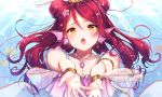  brown_eyes goroo_(eneosu) long_hair love_live!_school_idol_project love_live!_sunshine!! red_hair sakurauchi_riko underwater water 