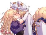  animal_ears kitsune masanaga_(tsukasa) tail touhou yakumo_ran yakumo_yukari yuri 