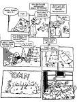  a.v.i.a.n. afuckingcamel-zenge-art_(artist) alien anthro black_and_white chucklefish clothed clothing comic crasberry dialogue english_text female hi_res hylotl kenta_(afuckingcamel) male monochrome starbound text traditional_media_(artwork) video_games 