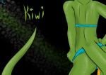  anthro clothed clothing cobra female green_body green_scales immoveableguide kiwi_(immoveableguide) reptile scaile scales scalie simple_background snake snake_hood solo topwear underwear 