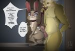  anthro balls bodily_fluids breasts butt collar dialogue disney duo english_text erection felid feline female fur genital_fluids genitals grey_body grey_fur half-closed_eyes hand_on_butt hand_on_chest hand_on_leg holding_leash holding_object hot_dogging inside judy_hopps kneeling lagomorph leash leporid male male/female mammal marthasays narrowed_eyes nude pantherine penis precum purple_eyes rabbit seductive seductive_eyes size_difference smile standing text thick_thighs vein wide_hips yellow_body yellow_fur zootopia 