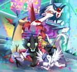  absol braixen cloud cup female feral gigantamax_lapras gigantamax_pok&eacute;mon group happy human lapras latias legendary_pok&eacute;mon luxray mammal mega_absol mega_evolution messer-aramis nintendo pok&eacute;mon pok&eacute;mon_(species) shiny_pok&eacute;mon stage stage_lights suicune swellow trainer_aliyah video_games 