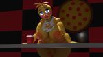  16:9 3d_(artwork) 4k absurd_res animatronic anthro avian beak big_breasts biped bird blender_(software) breasts chicken clothing digital_media_(artwork) erection five_nights_at_freddy&#039;s five_nights_at_freddy&#039;s_2 galliform gallus_(genus) genitals gynomorph hi_res intersex looking_at_viewer machine nipples non-mammal_breasts penis phasianid robot simple_background solo toy_chica_(fnaf) twintailssfm video_games widescreen 