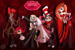  3:2 alastor_(hazbin_hotel) angel_dust animal_humanoid arachnid arachnid_humanoid arthropod arthropod_humanoid captaineeyore124 charlie_(vivzmind) clothing cosplay costume demon disney felid female group hazbin_hotel humanoid husk_(hazbin_hotel) jack_skellington jessica_rabbit male mammal niffty_(hazbin_hotel) sally_(tnbc) spider_humanoid vaggie_(vivzmind) who_framed_roger_rabbit 