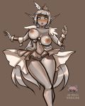  absurd_res breasts clothed clothing cosplay elf female hi_res humanoid partially_clothed sextember solo tutifruti_(artist) 