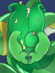  3:4 after_vore alpha_channel female fingers goo_(disambiguation) green_body green_markings hi_res markings multicolored_body nintendo pok&eacute;mon pok&eacute;mon_(species) reptile scalie semi-anthro serp-i-molod serperior simple_background transparent_background video_games vore white_body yellow_markings 