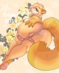  anthro anus areola big_butt blep blonde_hair breasts butt collar ear_piercing ear_ring eyewear ezukapizumu facial_piercing female flower forked_tongue genitals glasses hair holding_butt legband mammal nipple_piercing nipples nose_piercing nude piercing plant pussy septum_piercing solo thighband tongue tongue_out 