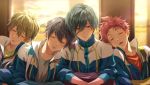  aliasing all_male free! kirishima_ikuya male nanase_haruka shiina_asahi sleeping tachibana_makoto zattape 