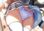  close gundori leaves long_hair nijisanji panties school_uniform skirt skirt_lift thighhighs tsukino_mito underwear 