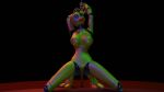  16:9 3d_(artwork) animatronic anthro avian bird blender_(software) breasts chica_(fnaf) digital_media_(artwork) female five_nights_at_freddy&#039;s genitals hi_res machine non-mammal_breasts pole pussy robot solo solo_focus stage stage_lights stripper thighlord video_games widescreen yellow_body 