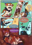after_vore anthro anthro_prey artificer artificer_(dungeons_and_dragons) bite black_body black_fur blue_body blue_eyes blue_fur bodily_fluids brown_body brown_fur bulge canid canine clenched_teeth clothing comic cougar dialogue dungeon_master dungeons_and_dragons english_text eyewear felid feline female feral feral_pred fight fioldude fox fur glasses green_eyes gregory_mist-tail grey_body grey_fur group gulp_(sound_effect) hair hasbro hi_res hybrid in_mouth internal jaguar magic_user male mammal monk mustelid musteline neck_bulge oral_vore orange_body orange_fur pala_(feroxdoon) pantherine predator/prey purple_body purple_eyes purple_fur red_body red_fox red_fur roanth_rufry_alfer_(character) rope saliva sero_(feroxdoon) size_difference smile snapped soft_vore speech_bubble spots stripes swallowed_alive swallowing teal_body teal_fur teeth text throat throwing throwing_object tiger tongue true_fox true_musteline unwilling_prey vore weasel white_body white_fur white_hair willing_pred wizards_of_the_coast yellow_eyes