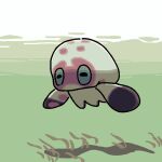  blue_eyes clobbopus full_body no_humans pokemon pokemon_(creature) saboteri_(savot) seaweed solo underwater 