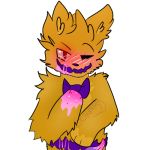  1:1 2015 alpha_channel alternate_species anthro blush bow_tie eating five_nights_at_freddy&#039;s five_nights_at_freddy&#039;s_4 food food_fetish food_play fur licking looking_at_viewer low_res male mammal messy messy_eater multicolored_body multicolored_fur nightmare_fredbear_(fnaf) one_eye_closed paws red_eyes scurryy simple_background smile smiling_at_viewer solo tongue tongue_out transparent_background ursid ursine video_games wink yellow_body yellow_fur 