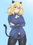  1girl absurdres cosplay girls_und_panzer highres oshida_(girls_und_panzer) perrine_h_clostermann perrine_h_clostermann_(cosplay) solo tavor_(m_tavor) 