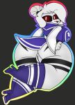  anthro asriel_dreemurr asriel_dreemurr_(god_form) big_breasts big_butt boots bovid breasts butt caprine clothed clothing crossgender female footwear genitals goat golden_is_bunny hair horn huge_butt humanoid mammal monster pussy rear_view solo thick_thighs tongue tongue_out undertale video_games white_body wide_hips 