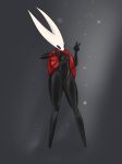  absurd_res anthro arthropod black_body breasts clothing female genitals hi_res hollow_knight hornet_(hollow_knight) humanoid insect nipples nude pacigal pussy simple_background solo team_cherry video_games 