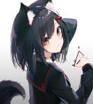  animal_ears mayogii seifuku tagme tail 