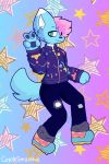  anonymous_artist anthro canid canine canis girly male mammal peace_symbol solo viny wolf 