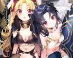  2girls cropped ereshkigal_(fate/grand_order) fate/grand_order fate_(series) ishtar_(fate/grand_order) long_hair navel nekometaru 