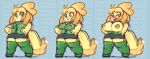  animal_crossing anthro big_breasts blush bodily_fluids breast_expansion breasts canid canine canis clothed clothing domestic_dog drooling expansion female fur growth hair half-closed_eyes hand_on_hip huge_breasts isabelle_(animal_crossing) legwear looking_at_viewer looking_down mammal narrowed_eyes nintendo nipple_outline nipples open_mouth saliva sequence shih_tzu short_stack shuelace solo standing stockings teal_eyes thick_thighs tongue toy_dog undressing video_games wide_hips yellow_body yellow_fur 