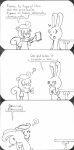  absurd_res comic dialogue duo el_se&ntilde;or_erizo fanny_(el_senor_erizo) female hi_res humor lagomorph leporid mammal monochrome nutty_(el_senor_erizo) rabbit rodent sciurid simple_background spanish_text text 