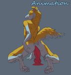  anal anal_penetration animated anthro canid canine canis collie commission_art dildo domestic_dog flat_colors herding_dog kneeling male mammal pastoral_dog penetration sex sex_toy sheepdog sipuha solo 