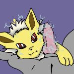  absurd_res ambiguous_gender animal_genitalia animal_penis black_nose canine_penis chest_tuft cute_fangs duo ears_up eeveelution electricity electrostimulation erection feral first_person_view fur genitals hi_res jolteon knot male male/ambiguous male_pov nintendo penis pink_penis pok&eacute;mon pok&eacute;mon_(species) red_eyes snout solo_focus spread_legs spreading starevara tuft video_games yellow_body yellow_fur 