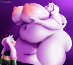  2020 age_difference anthro areola asriel_dreemurr belly big_belly big_breasts blush bodily_fluids bovid breasts caprine chowdie clothed clothing duo female fur genital_fluids genitals goat hair huge_breasts huge_hips huge_thighs hyper hyper_belly incest_(lore) larger_female long_ears male male/female mammal mature_female nipples nude older_female overweight overweight_anthro pussy pussy_juice size_difference smaller_male smile standing thick_thighs toriel undertale video_games white_body white_fur young younger_male 